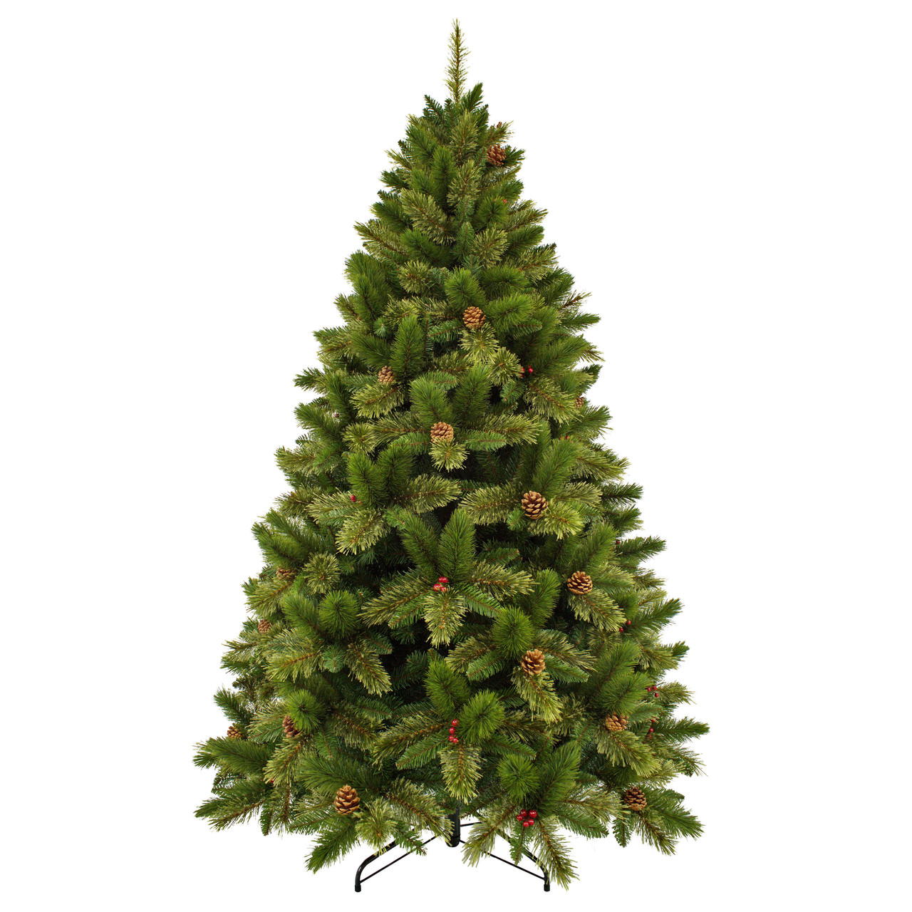 Ялина 185 см Dewberry з шишками та ягодами ожини, фото 1