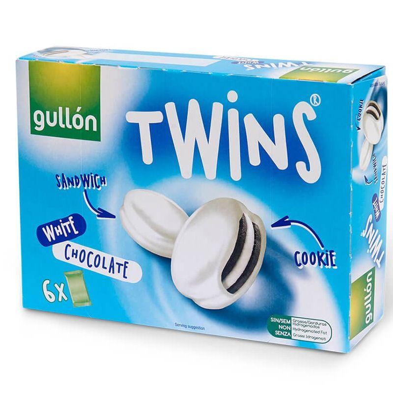 Печиво GULLON Twins в білому шоколаді, 252 г, 10шт/ящ