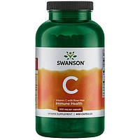 Витамин С с шиповником, Vitamin C with Rose Hips, Swanson, 500мг 400 капсул