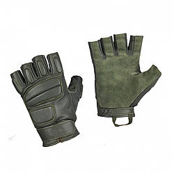 M-Tac рукавички безпалі шкіряні Assault Tactical Mk.1 Olive