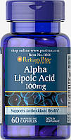Альфа-липоевая кислота, Alpha Lipoic Acid 100 mg Puritan's Pride, 60 капсул