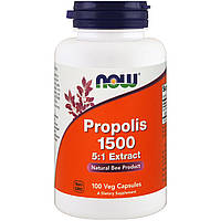 Прополис, Propolis 1500, Now Foods, 100 капсул