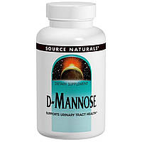 Д-Манноза, Source Naturals, 500 мг, 60 капсул