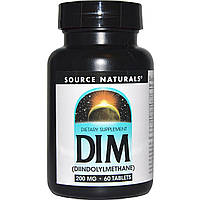 Дииндолилметан, Source Naturals, 200 мг, 60 таб.