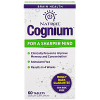 Когниум, Cognium, Natrol, 60 таблеток