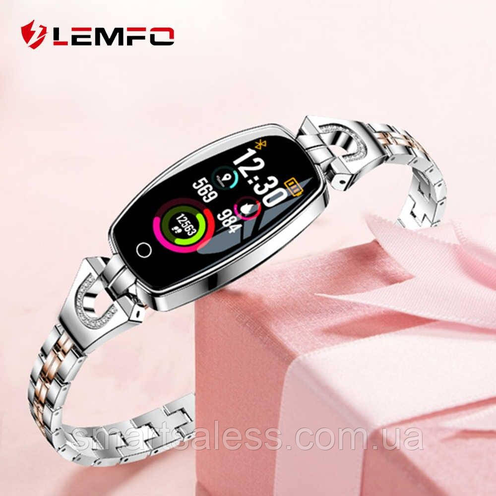 Фітнес браслет Жіночий Lemfo H8 смарт годинник трекер smart watch Mavens