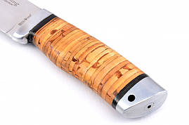 Ніж мисливський Тайга, рукоять береста, з ексклюзивними фотографіями, фото 3