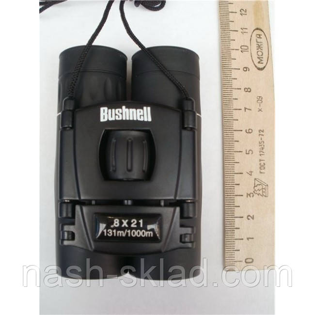 Бінокль з ширококутною оптикою 8х21 Bushnell