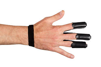 Рукавичка для луків, з натуральної шкіри, фото 3