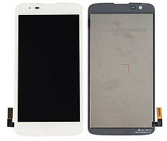Дисплей для LG K7 MS330, Tribute 5 LS675, модуль в зборі (екран і сенсор), оригінал Білий