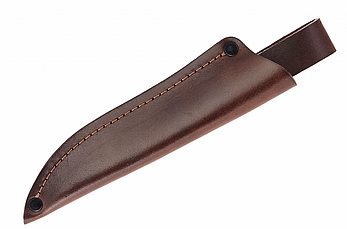 Ніж нескладною з дерев'яною рукояткою + чохол, відмінний подарунок чоловікові, фото 4