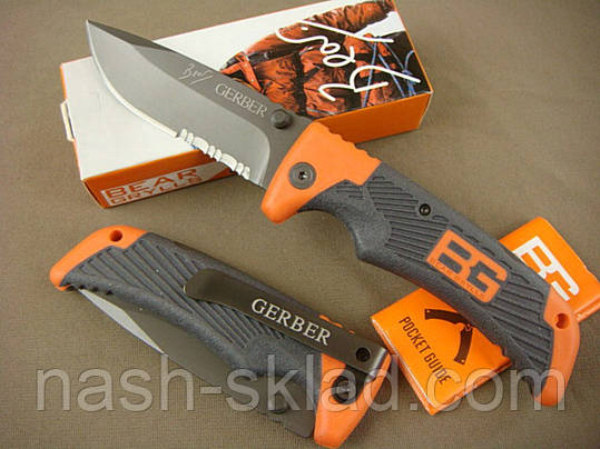 Ніж складаний Gerber Bear Grylls Скаут, елітна серія, фото 1