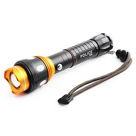 Ліхтар Police 8055 XPE, zoom, зарядка від USB, ак.18650