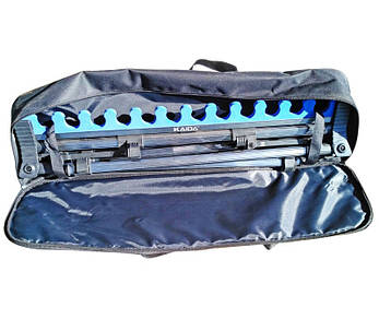 Фідерна підставка для вудилищ Kaida, розміщує 3 вудки, чохол в подарунок, фото 2