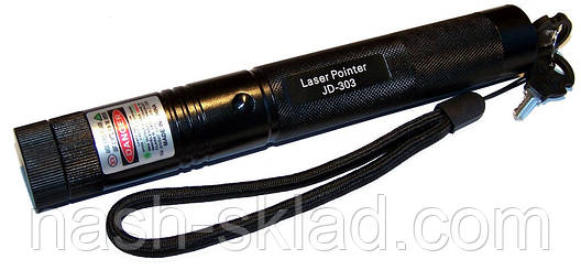 Лазерна указка YL-Laser 303 з ключем, фото 3