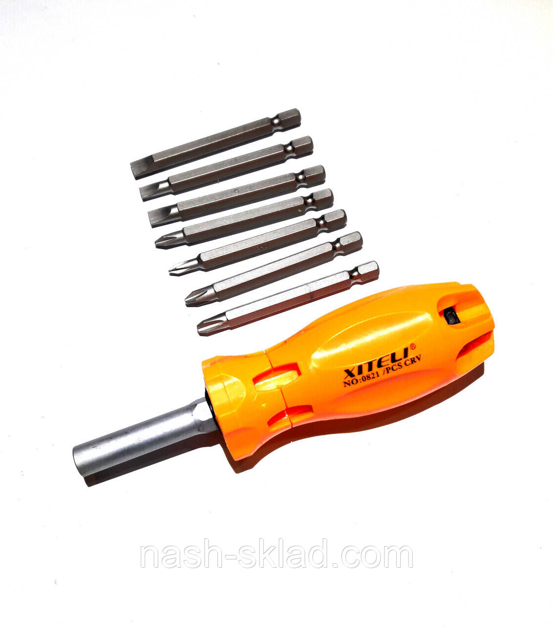 Викрутка зі змінними насадками Xiteli Tools 0821