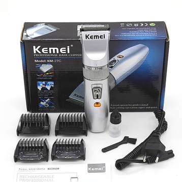 Машинка для стрижки акумуляторна Kemei 27C, фото 3