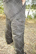 Костюм для зимового полювання і риболовлі Олива, ХІТ 2019-2020 роки, тканина Columbia, супер якість, фото 3