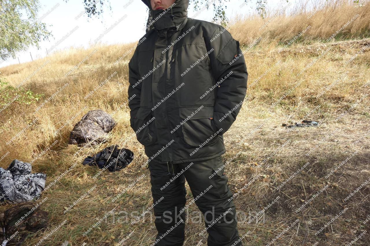 Костюм для зимового полювання і риболовлі Олива, ХІТ 2019-2020 роки, тканина Columbia, супер якість