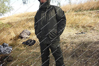 Костюм для зимового полювання і риболовлі Олива, ХІТ 2019-2020 роки, тканина Columbia, супер якість