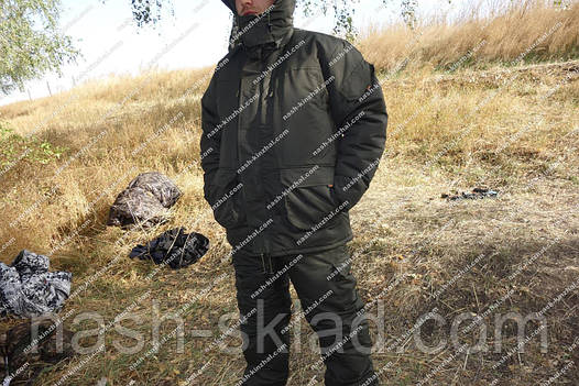 Костюм для зимового полювання і риболовлі Олива, ХІТ 2019-2020 роки, тканина Columbia, супер якість, фото 1