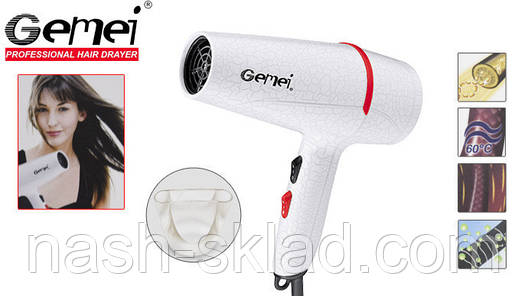 Фен Gemei GM1738, фото 3