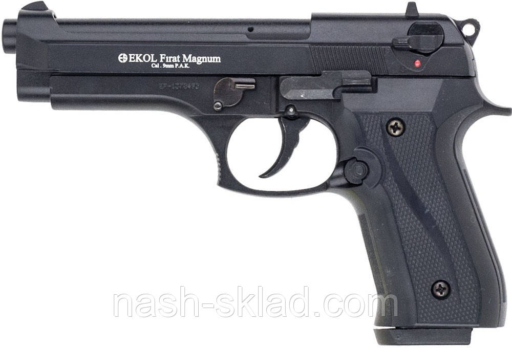 ПІСТОЛЕТ СТАРТОВИЙ EKOL FIRAT MAGNUM ЧОРНИЙ