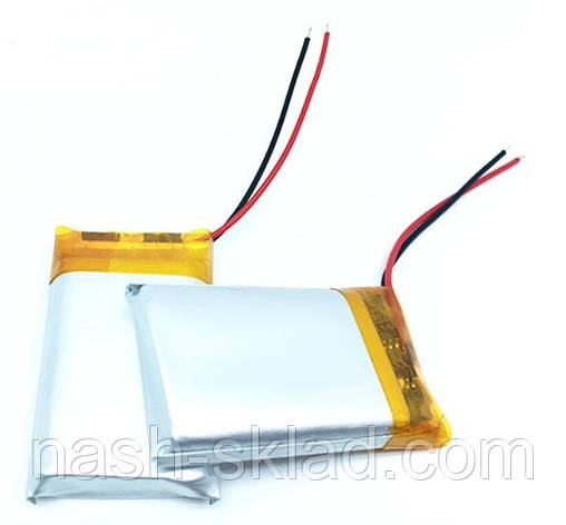 Акумулятор літій-полімерний 850mAh 3.7 V 802540, фото 3