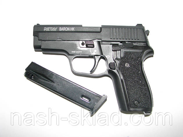 ПІСТОЛЕТ СТАРТОВИЙ RETAY BARON HK BLACK, фото 1
