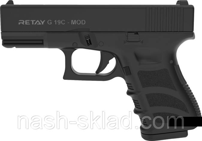 ПІСТОЛЕТ СТАРТОВИЙ RETAY G 19 C BLACK, фото 1