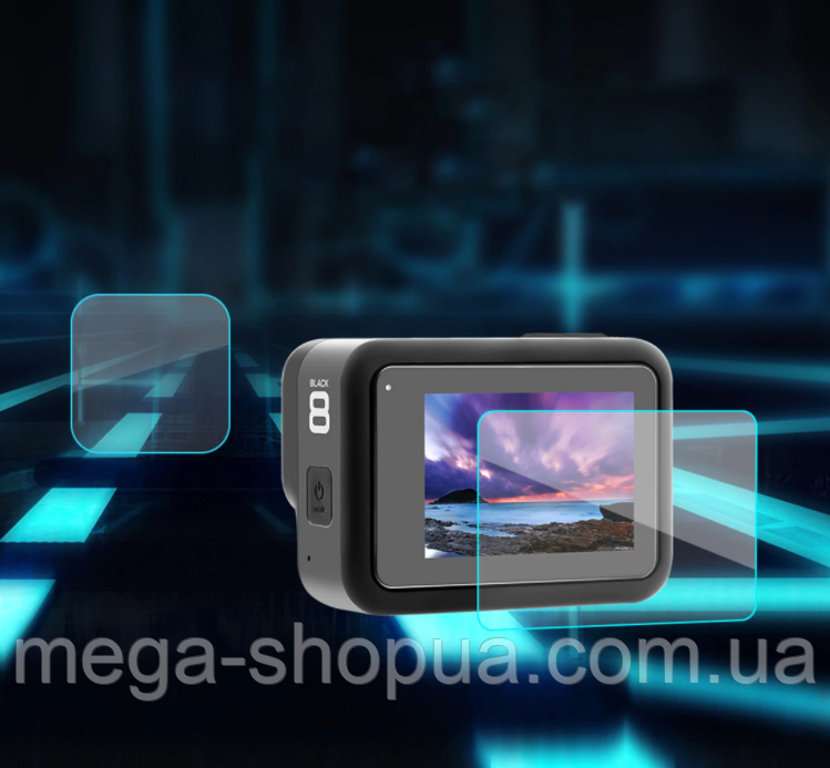 Захисне скло для GoPro Hero 8 Black WE43F. Захисне скло для GoPro Hero 8 Black
