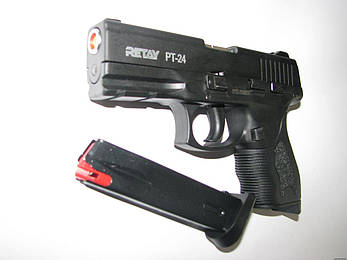 ПІСТОЛЕТ СТАРТОВИЙ RETAY PT24 BLACK, фото 4