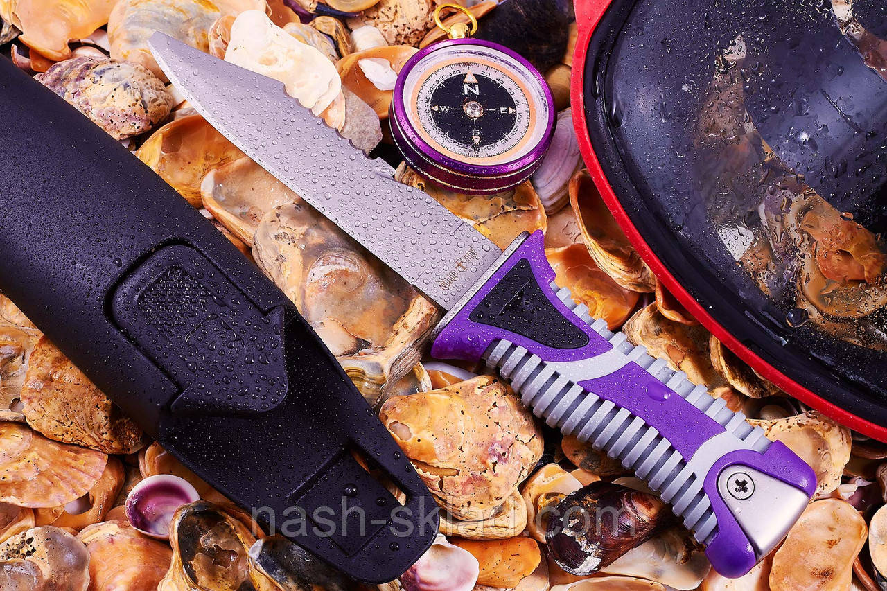 НІЖ ДЛЯ ДАЙВІНГУ (на вістрі ножа виконана викрутка)