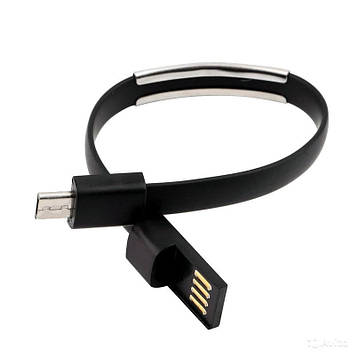 Зарядний пристрій браслет Micro USB, фото 1