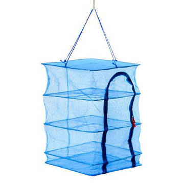 Сушарка для риби, грибів, сухофруктів, 3 полички, захистить від комах 35*35*55 см, фото 1