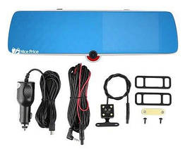 Дзеркало реєстратор з камерою заднього виду DVR VEHICLE BLACKBOX, фото 4