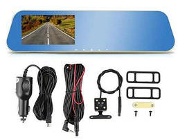Дзеркало реєстратор з камерою заднього виду DVR VEHICLE BLACKBOX, фото 5