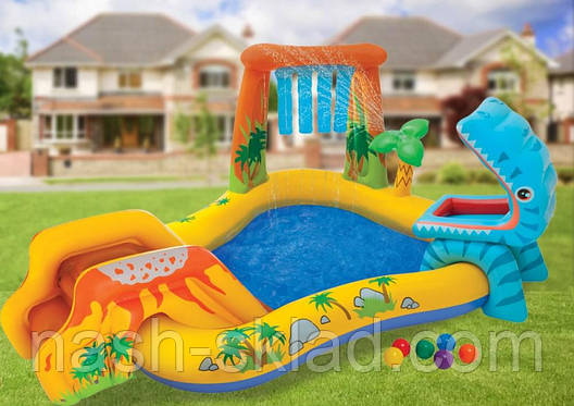 НАДУВНИЙ ІГРОВИЙ ЦЕНТР DINOSAUR PLAY CENTER, фото 1
