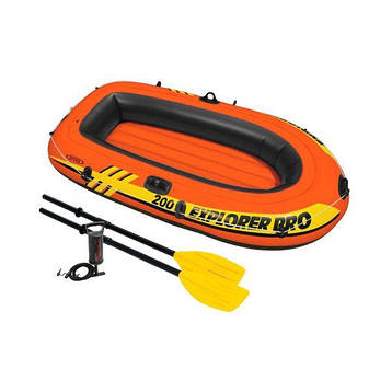 Напівторамісний надувний човен Intex Explorer Pro 200 Set, фото 1