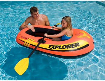 Одномісний надувний човен Intex Explorer Pro 100, фото 3