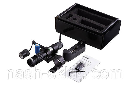 Лазерний целеуказатель Зелений промінь, максимальне збільшення, фото 1