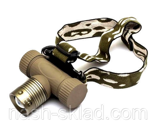 Ліхтар налобний акумуляторний BaiLong Police 6855 CREE XPE, фото 3