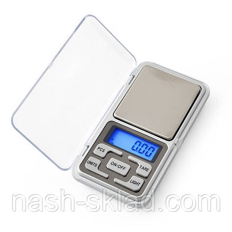 Ювелірні ваги Pocket Scale MH Series, max вага 0,2 кг (похибка 0,1 г), фото 3