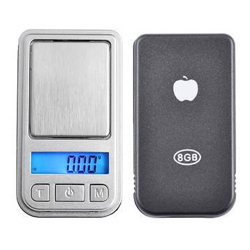 Ювелірні ваги MINI 2 Apple , max вага 200 г (похибка 0,1 г), фото 1