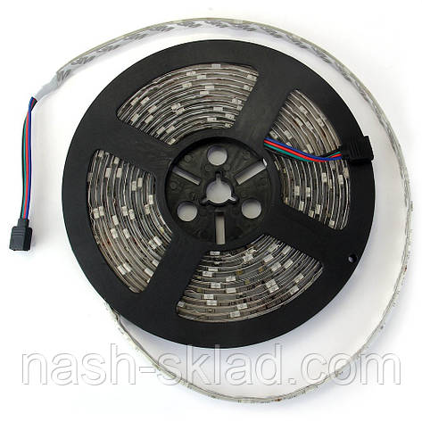 Світлодіодна стрічка RGB 5050 30 LED/5 IP65, фото 1