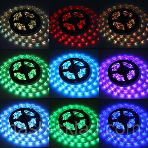 Світлодіодна стрічка RGB 5050 30 LED/5 IP65, фото 3