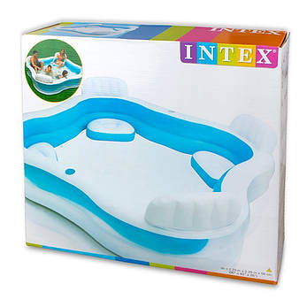 Сімейний надувний басейн у будинок Intex, фото 1