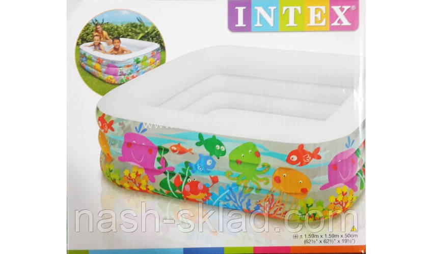 Надувний басейн у будинок Intex