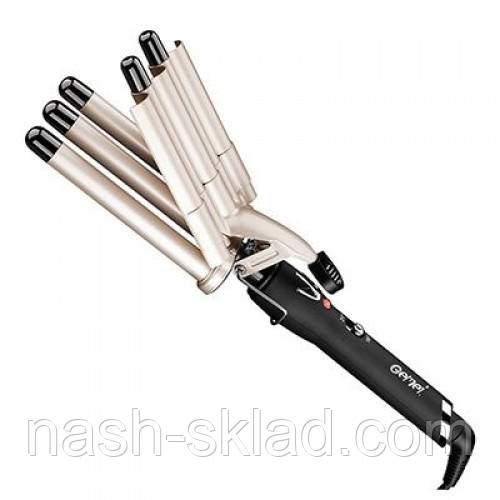 Плойка п'ять хвиль Gemei GM 2933