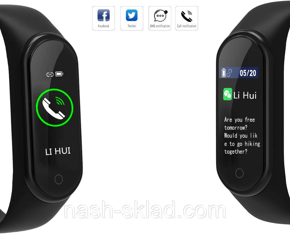 Фітнес-браслет M4 Plus